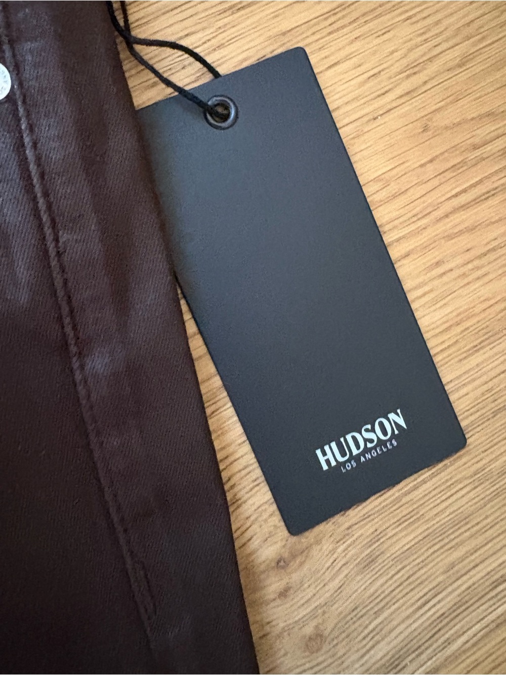 Hudson NWT Brown Remi Straight Cropped size 27 - Picture 4 of 7